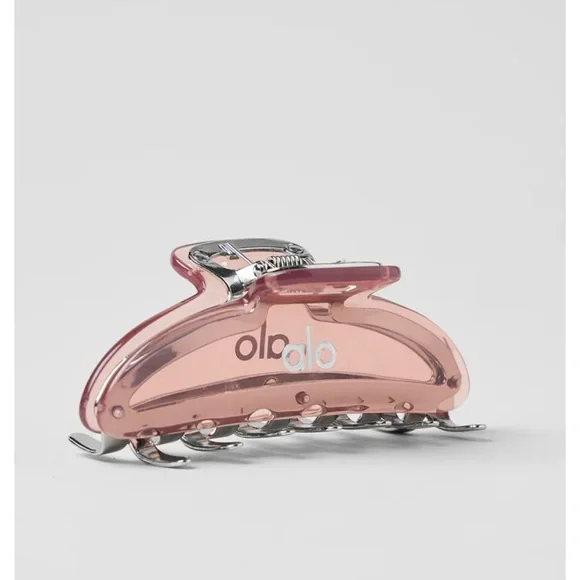 フィットネスアクセサリー [Alo Yoga] Acrylic Illusion Claw Clip Acrylic Illusion Claw Clip - Clear Acetate/Chrome | Alo Yoga